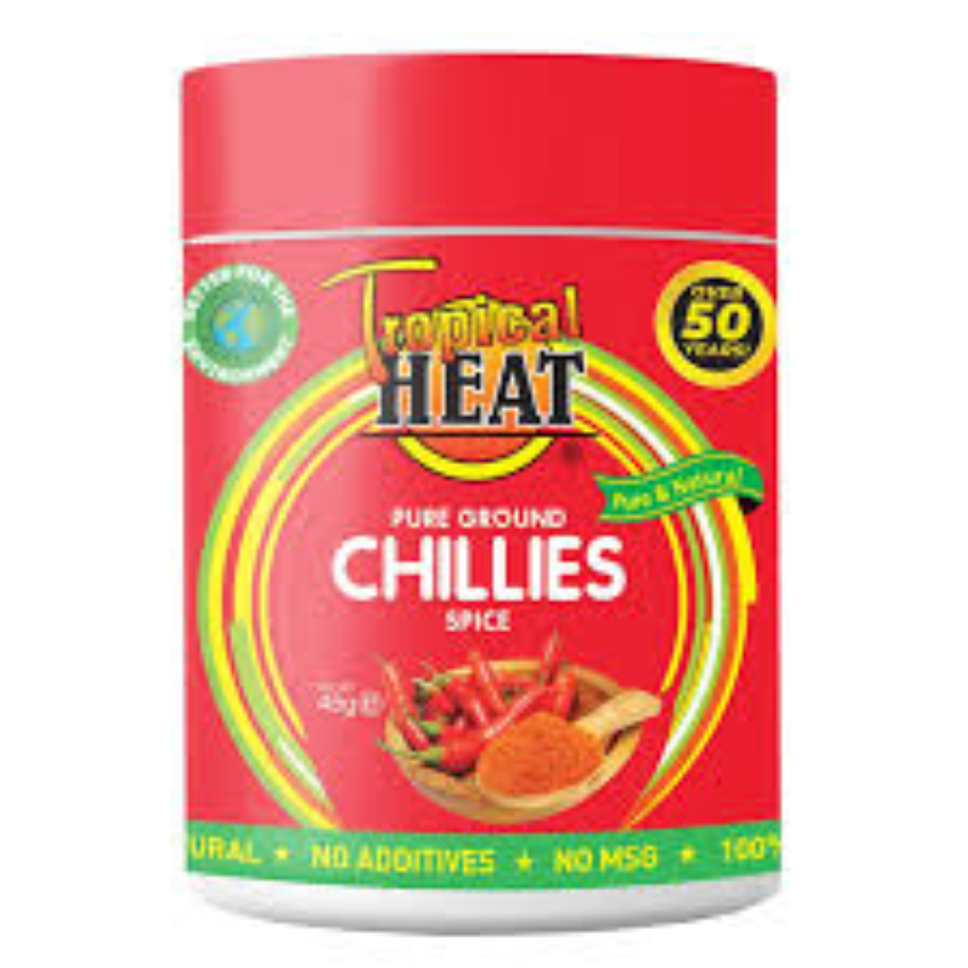 TROPICAL HEAT CHILLIES GROUND 45G